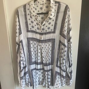 Free People button down shirt